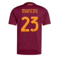 AS Roma Gianluca Mancini #23 Fotballklær Hjemmedrakt 2025-26 Kortermet